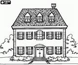 Ausmalbilder House Colouring Pages Häuser Coloring Malvorlagen sketch template