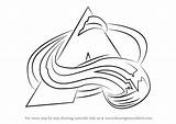 Avalanche Colorado Logo Draw Coloring Pages Step Drawing Nhl Avalance Tutorials Getdrawings Logodix sketch template