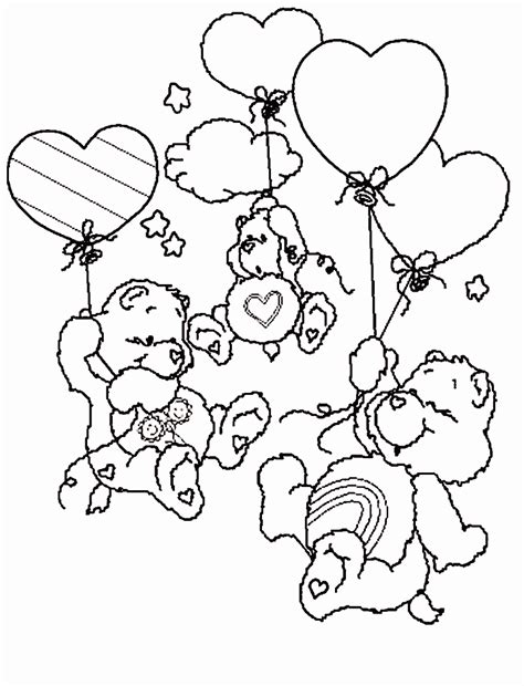 coloring pages fun care bear coloring pages