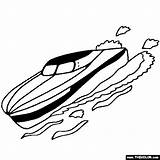 Coloring Pages Boat Speedboat Boats Speed Jet Drawing Online Ship Sailboat Battleship Jetski Color Submarine Getdrawings Thecolor sketch template