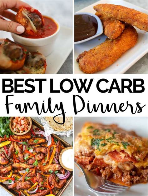 carb family dinner recipes  moms menu
