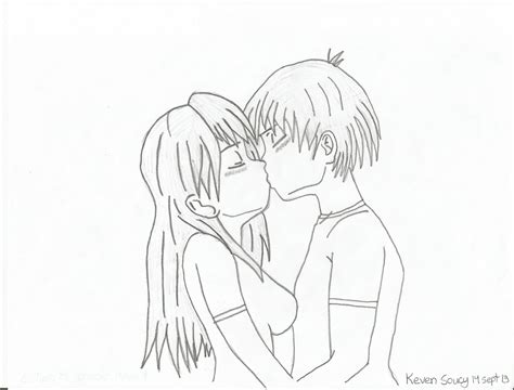 Drawing 1 Manga Kissing Scene Keven Soucy By Kdor2684 On Deviantart