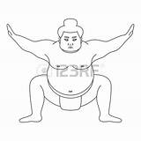 Sumo Drawing Getdrawings sketch template