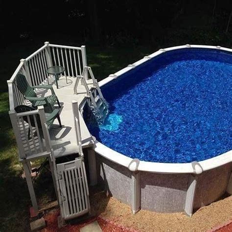 Siless Vinyl Works Of Canada Above Ground Swimming Pool Resin Deck Kit