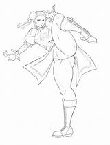 Chun Fighter Template sketch template