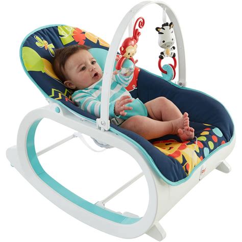 fisher price infant  toddler rocker baby seat bouncer chair play toy sleeper ebay
