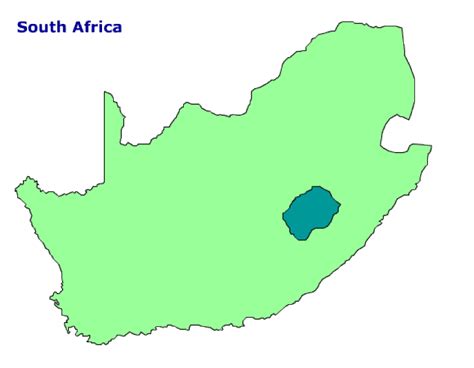 Map Of South Africa Terrain Area And Outline Maps Of