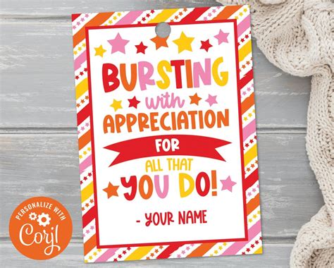 editable bursting  appreciation printable tag teacher appreciation