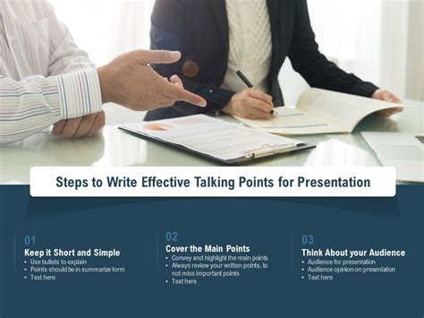 steps  write effective talking points   powerpoint