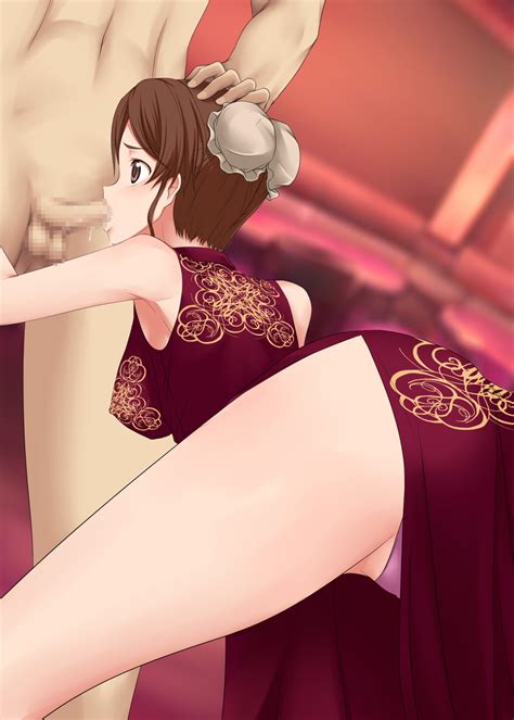 Rule 34 Amagami Ass Censored China Dress Chinese Dress Fellatio
