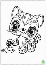 Coloring Littlest Pet Shop Lizard Library Clipart Cute sketch template