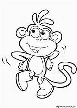 Dora Exploradora Monkeys Macaco Botas Monos sketch template