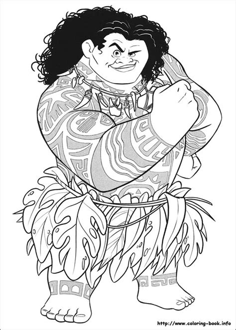 moana coloring pages  print dhl