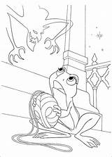 Sapo Tiana Ranocchio Principessa Princesse Grenouille Pintar Pianetabambini Principesse Rapunzel Páginas Gemt Freekidscoloringandcrafts sketch template