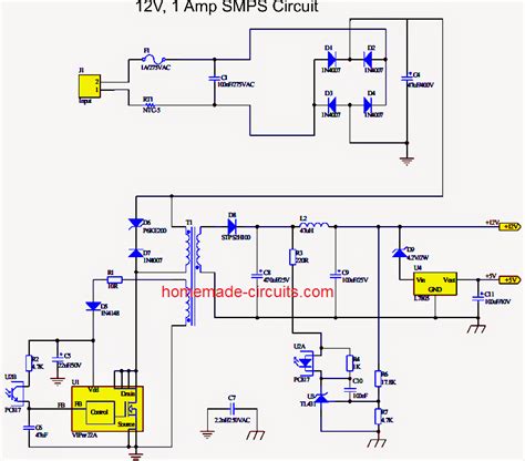 simple   amp smps  pcb  transformer winding details