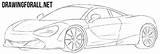 720s Drawing Supercar Drawingforall sketch template