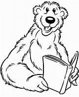 Bear Coloring Blue Big House Book Pages Read Inthe Drawing Color Colouring Netart Books Draw Print sketch template