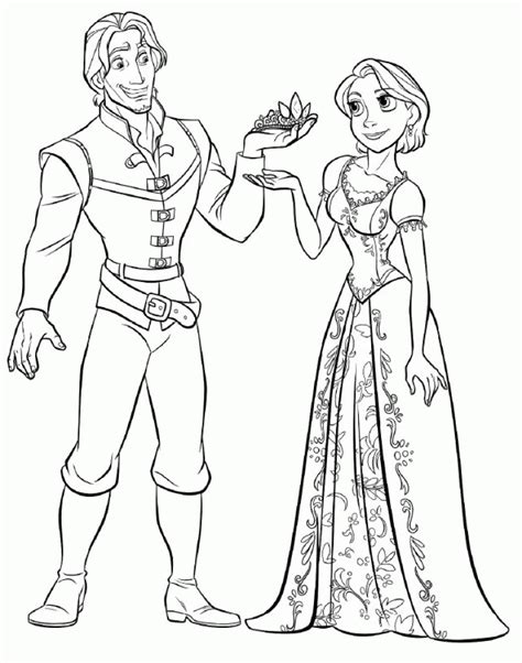 tangled coloring pages  ycbt