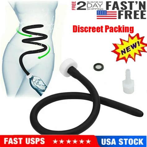 Shower Enema System Vaginal Anal Cleaner Tube Wash Silicone Colon