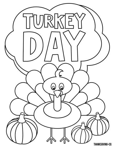 thanksgiving printable coloring