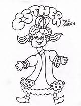 Purim Coloring Pages sketch template