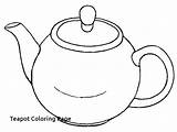 Coloring Cup Coffee Pages Teapot Getcolorings sketch template