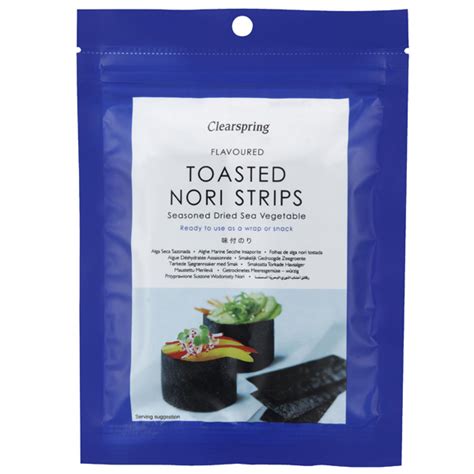 Clearspring Toasted Nori Seaweed Strips Japan Centre Japan Centre
