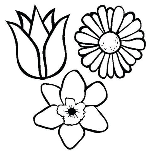 small flower coloring pages  getcoloringscom  printable