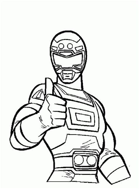 red power ranger coloring sheet clip art library