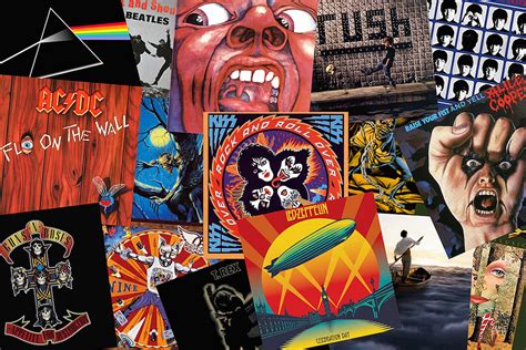 greatest animated classic rock album covers