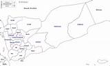 Yemen Map Cities Main sketch template