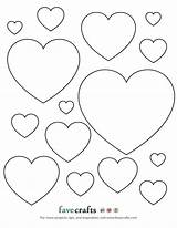 Hearts Printable Coloring Pages Template Heart Sunshine Plantilla Templates Patterns Favecrafts Choose Board Corazón Moldes sketch template