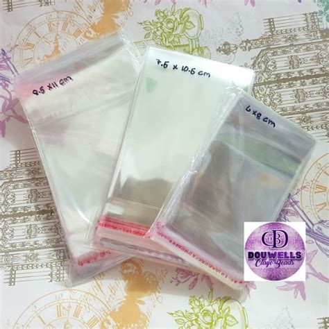 plastic packaging resealable plastic sticker pcs shopee philippines