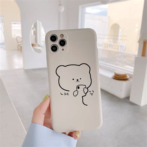 cute protective bear iphone case finishify