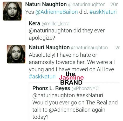 naturi naughton i have no beef with adrienne bailon