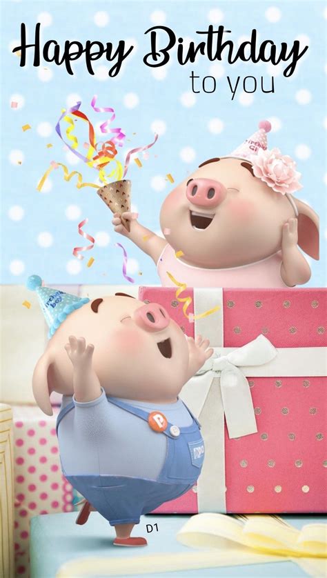 happy birthday   happy birthday pig happy birthday