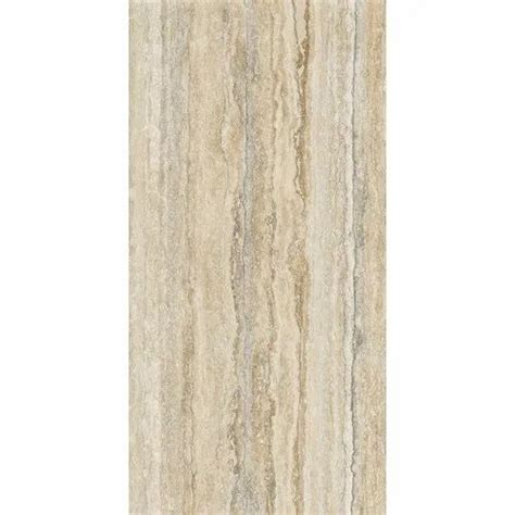 Beige Polished Travertine Naturale Marble Floor Tile Thickness 5 10