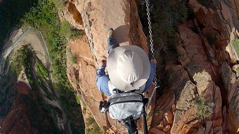 straight  camera angels landing zion national park youtube
