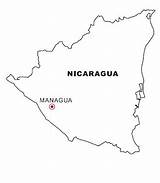 Nicaragua Bandera Recortar Pegar Agencia Informacion sketch template