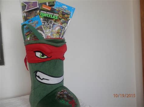 christmas teenage mutant ninja turtles stocking decoration gift holiday