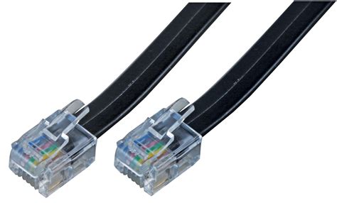 rj male  rj male modular link lead  black pro signal cpc