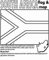South Flag African Africa Coloring Clipart Pages Crayola Color Clipground Print Popular sketch template