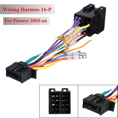 pioneer  pin wiring diagram pioneer  pin wiring harness schematic manual  books