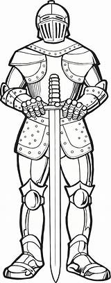Coloring Armor God Knight Choose Ages Middle sketch template