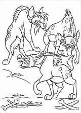 Leeuwenkoning Hyena sketch template