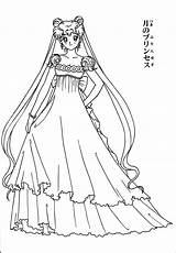 Sailor Serenity Tsuki Matsuri Chibi Dibujos Malvorlagen Jewerly Barbaras Moons Sailormoon sketch template