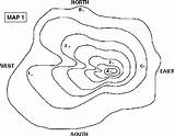 Topographic Map Contour Maps Model Lines Building Build Simple Topography Science Draw Topo Hill Cross Middle Berkeley Ucmp Read Do sketch template