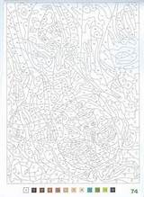 Coloriage Zahlen Malen Erwachsene Mystere Tiere Numeros Ausmalbilder Buch Mandalas Sur Kleuren Créatifs épinglé Difficile Magique Números Piktogramm Adulte Skizzen sketch template