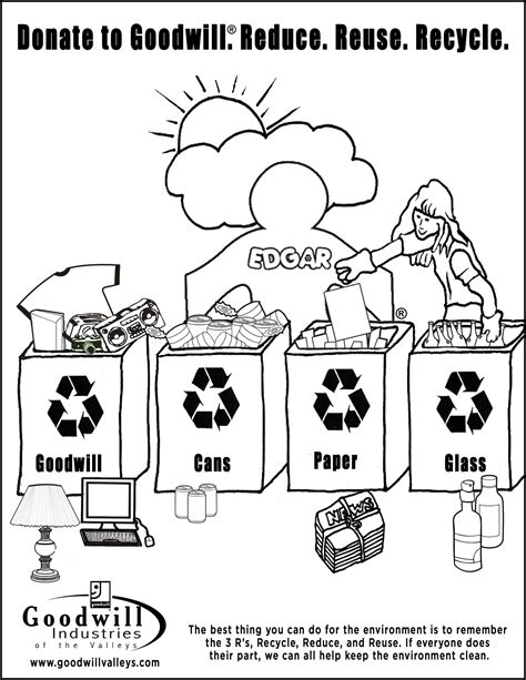 recycling worksheet  kindergarten worksheet  kids