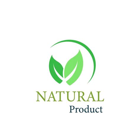 diseno vectorial natural logo producto natural  vector en vecteezy